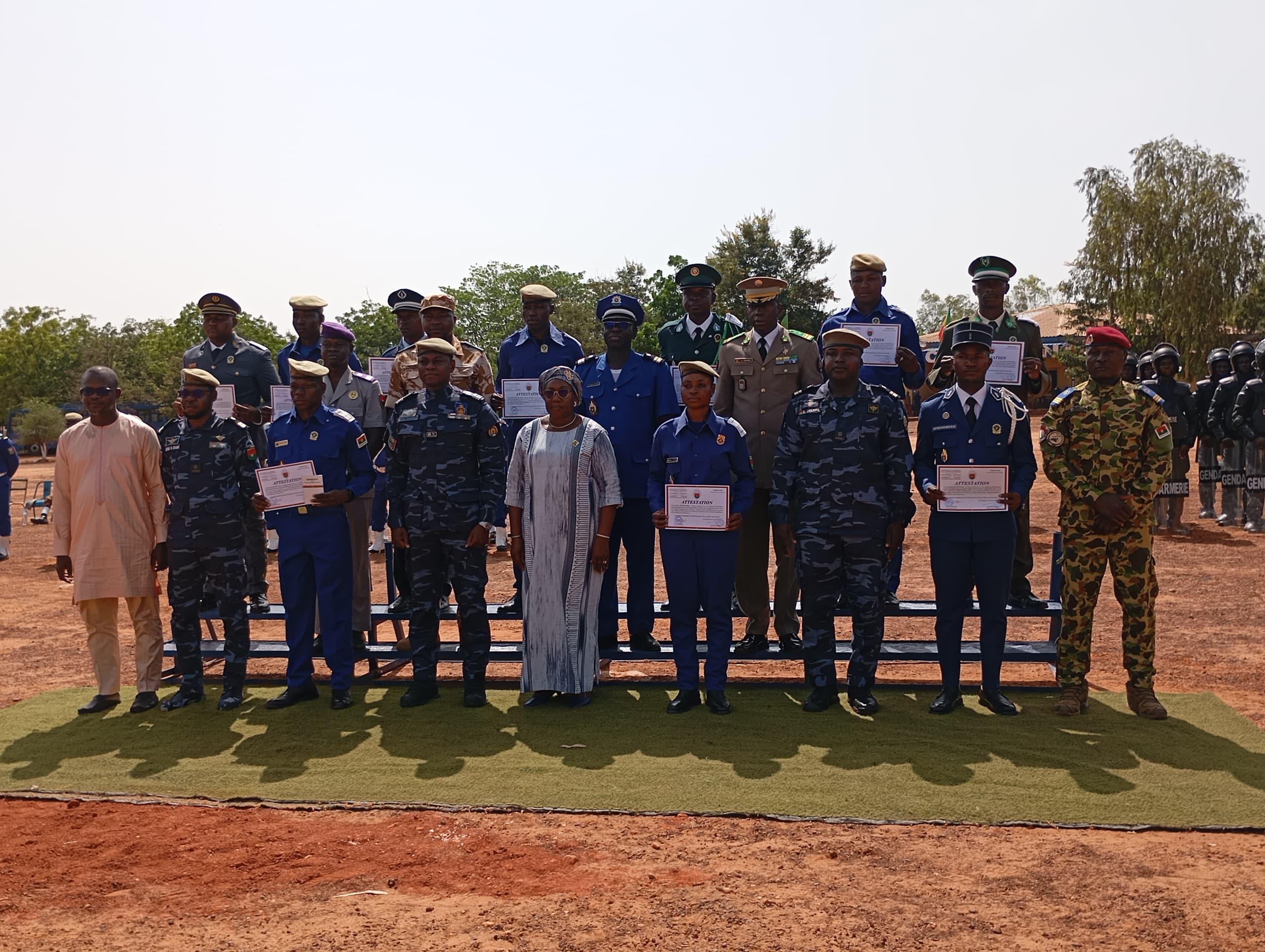 Gendarmerie nationale du Burkina : le CNQSOG célèbre la sortie de la 28e promotion des Officiers de Police Judiciaire à Bobo-Dioulasso